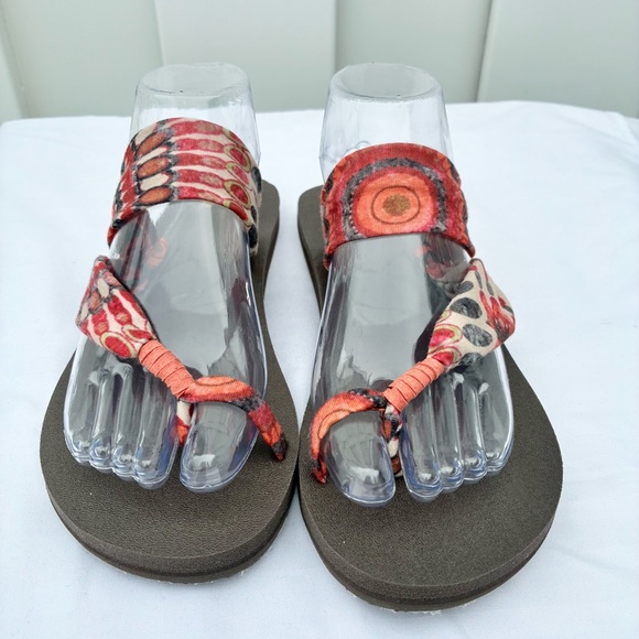 Sanuk Women’s Yoga Sling Sandal NEW Boho Size 8 - Picture 2 of 9